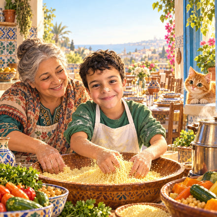 Couverture du livre : Le couscous de Yemma
