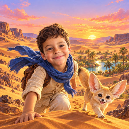 Couverture du livre : Le fennec du Sahara