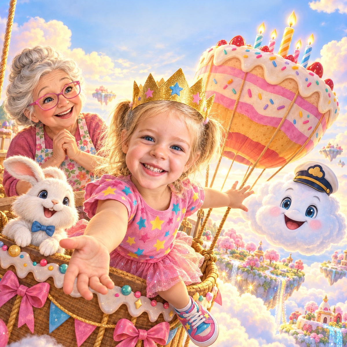 Book cover: The Magic Birthday Cake