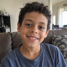 Foto original del niño (ejemplo)