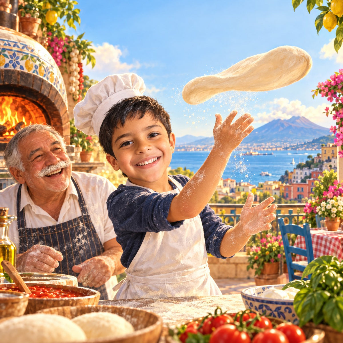 Couverture du livre : La pizza de Naples