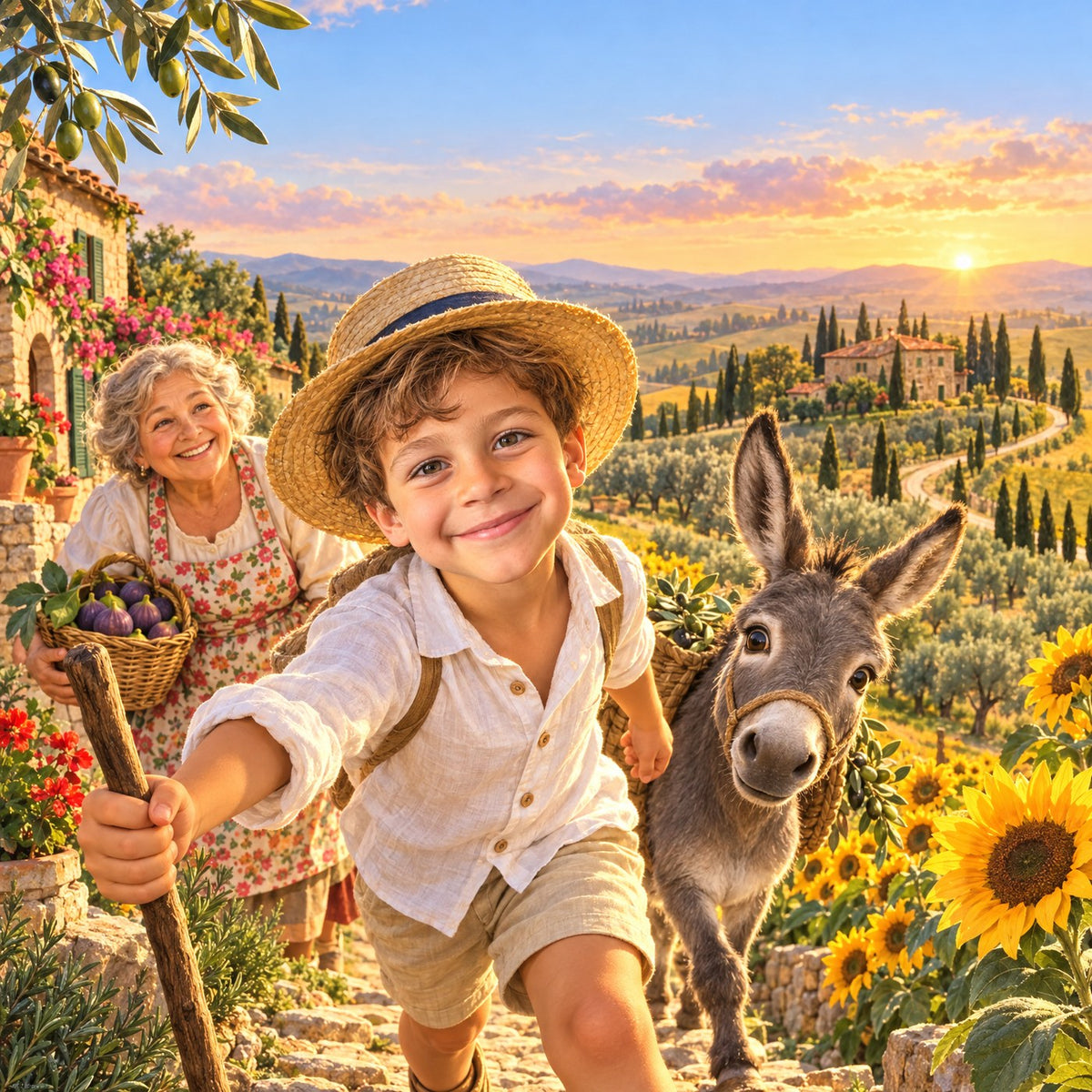 Portada del libro: Las colinas de la Toscana