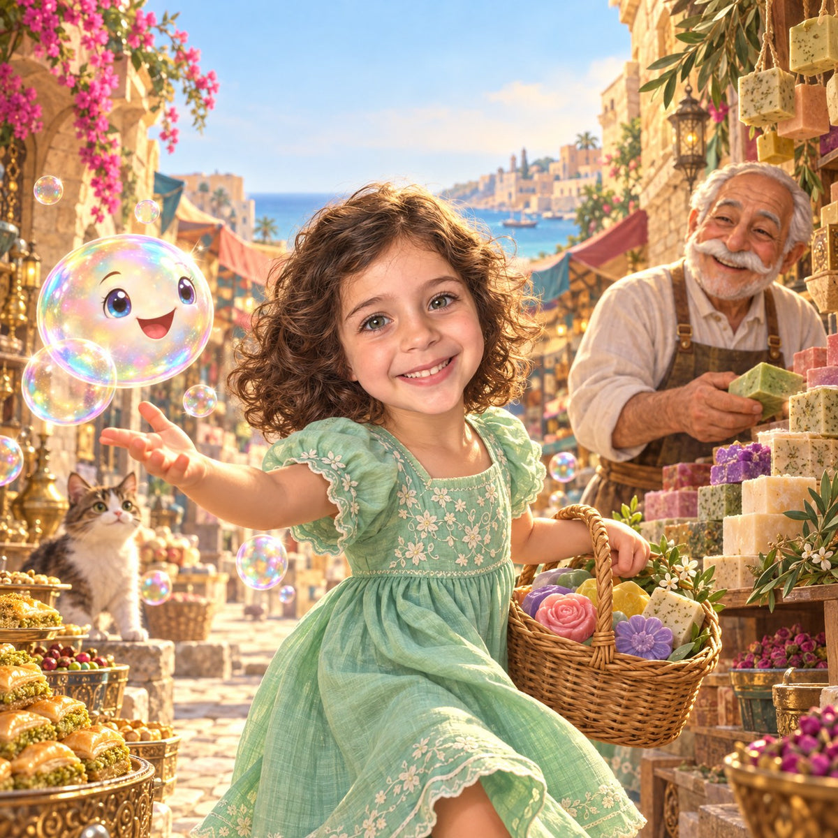 Couverture du livre : Le souk des savons