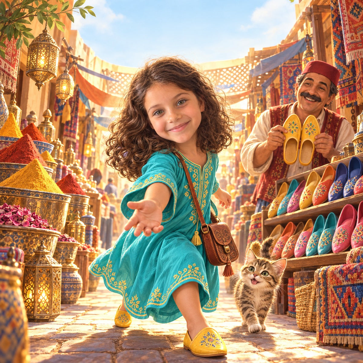 Book cover: The Colorful Souk