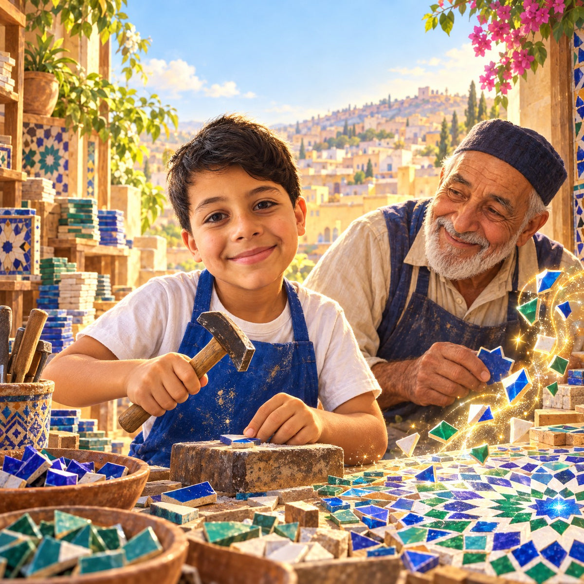 Couverture du livre : Les mosaïques