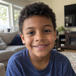 Original photo of the child (example)