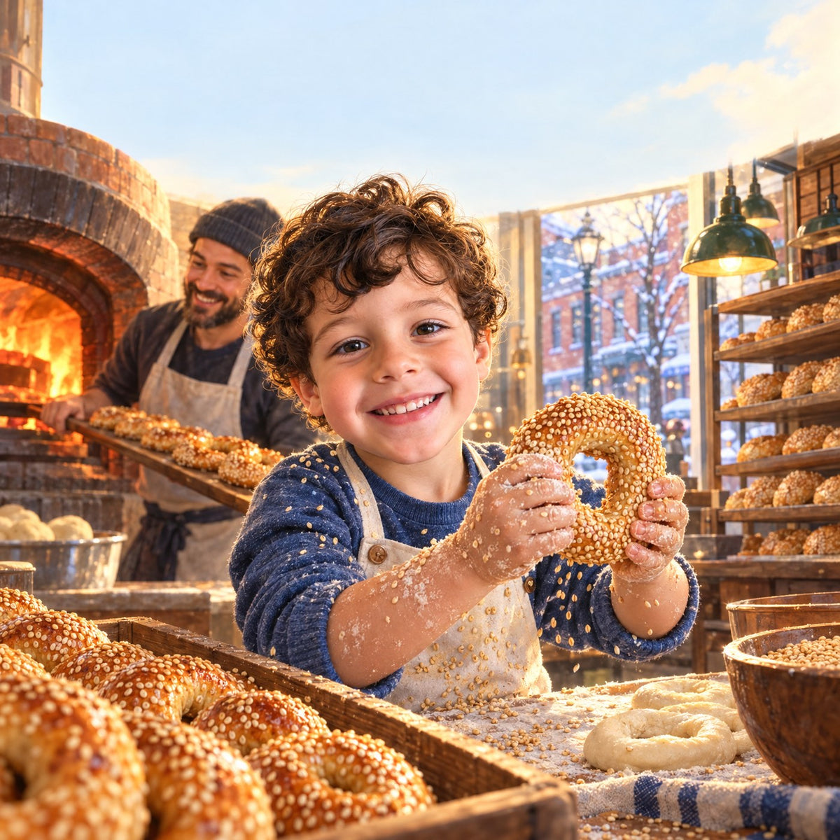 Couverture du livre : Les bagels du Mile End