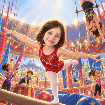 Couverture du livre : L'école de cirque