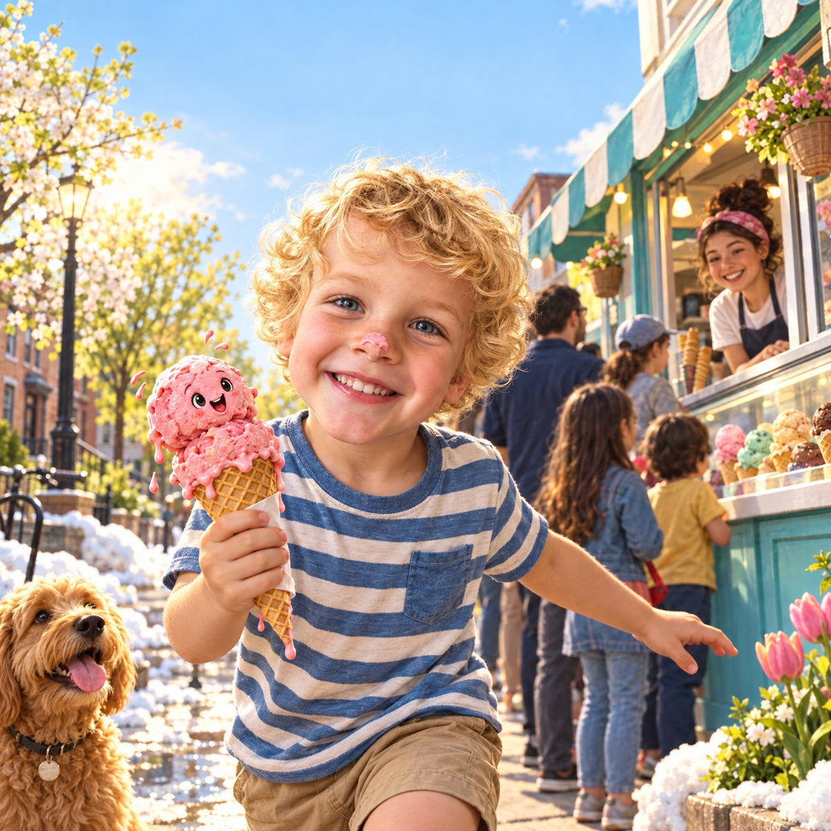 Book cover: The First Ice Cream