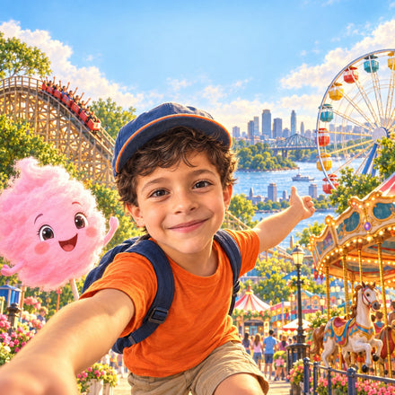Couverture du livre : Le parc d'attractions