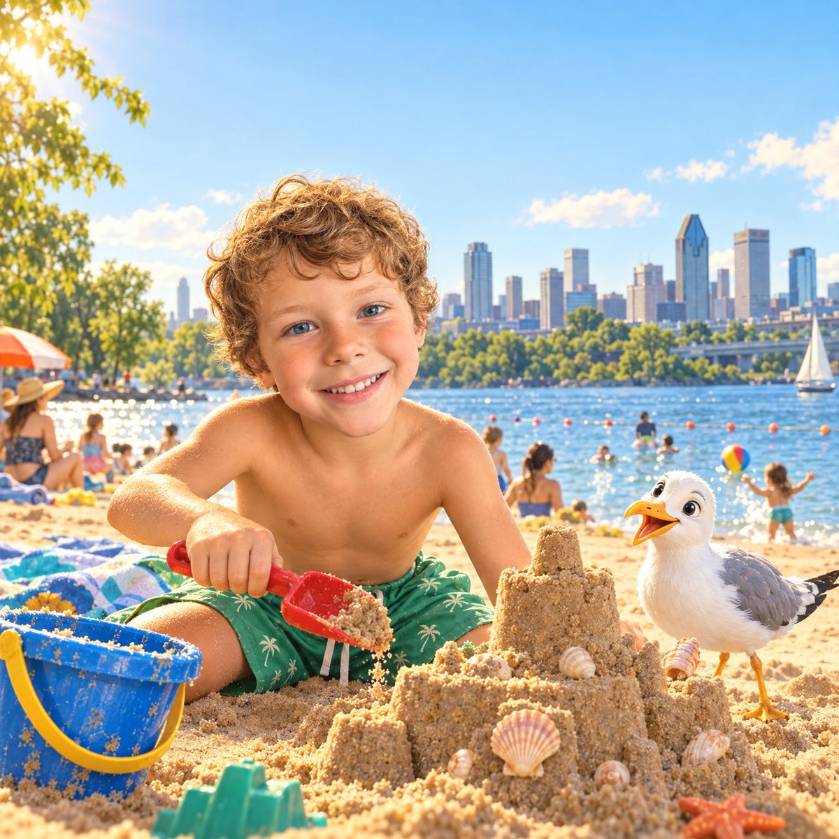 Couverture du livre : La plage de l'île