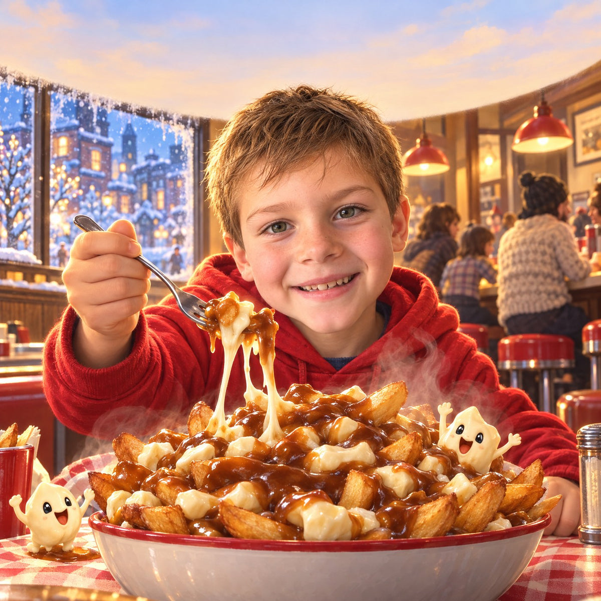 Couverture du livre : La poutine