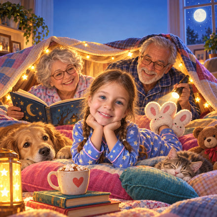 Couverture du livre : Une nuit chez Mamie