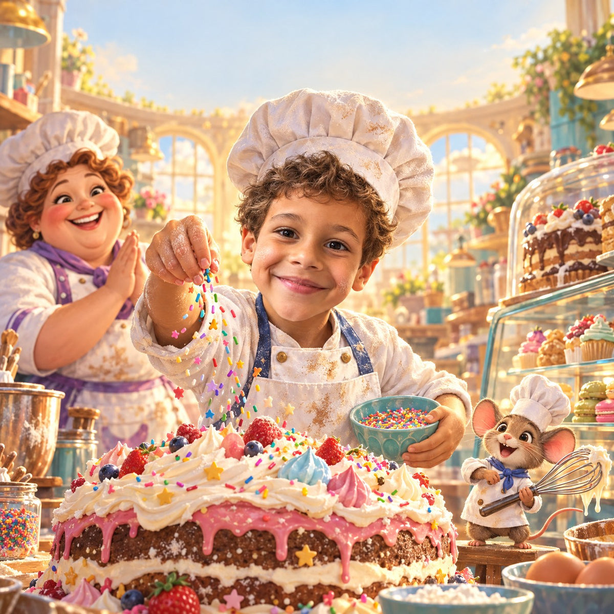 Couverture du livre : Le grand gâteau