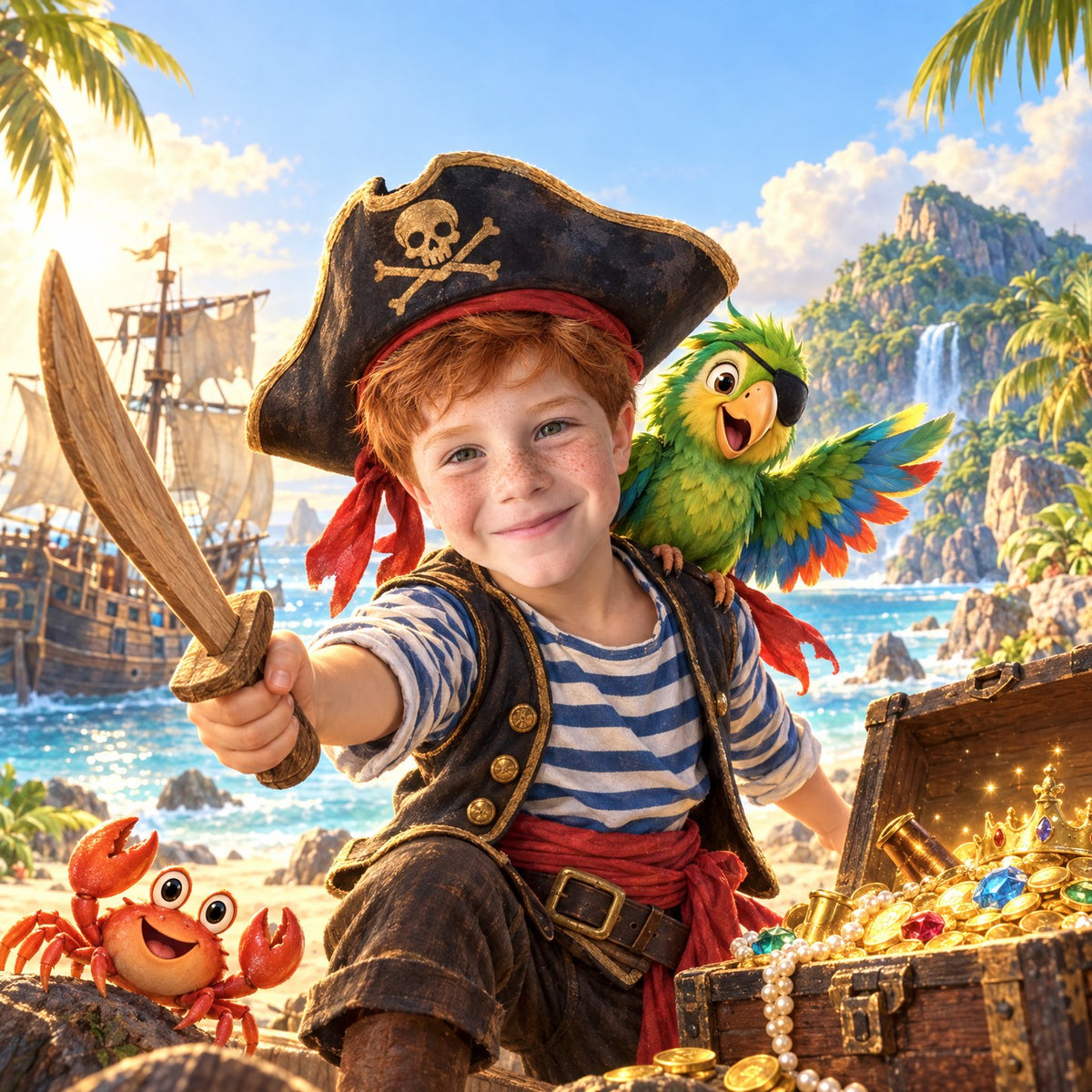 Couverture du livre : Le trésor des pirates