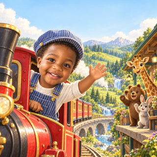 Portada del libro: ¡Chu, chu! El tren de la aventura