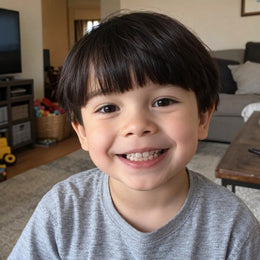 Foto original del niño (ejemplo)