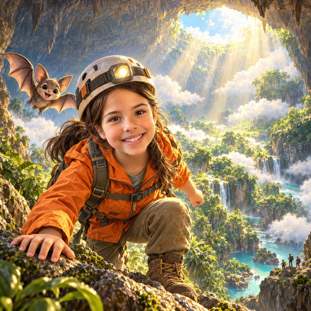 Couverture du livre : La grotte géante
