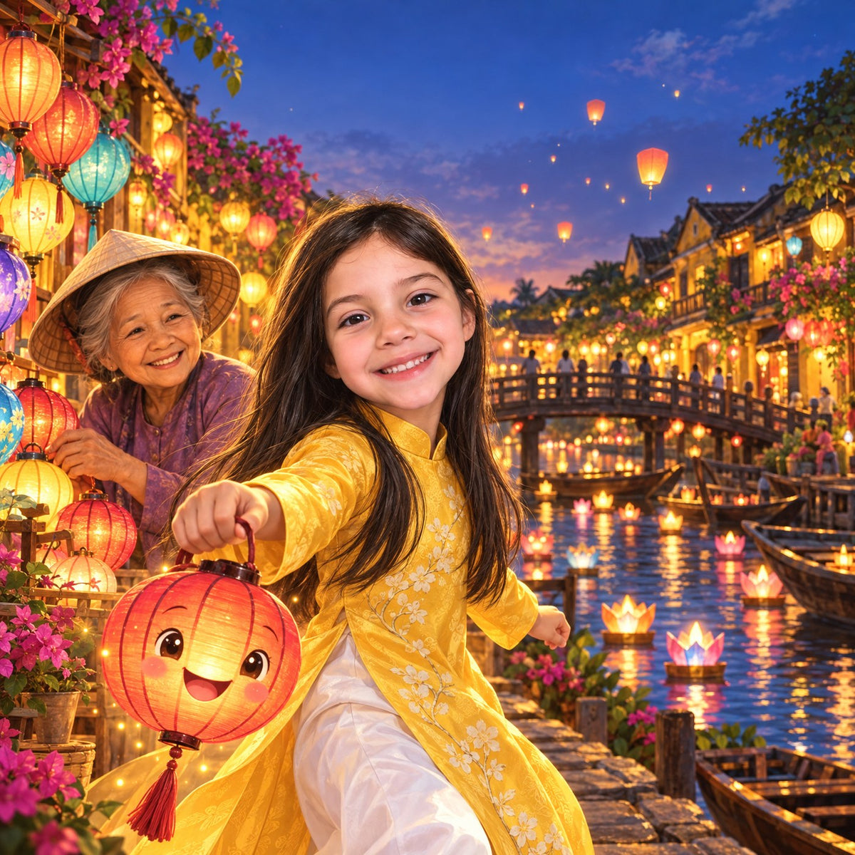Couverture du livre : Les lanternes de Hoi An