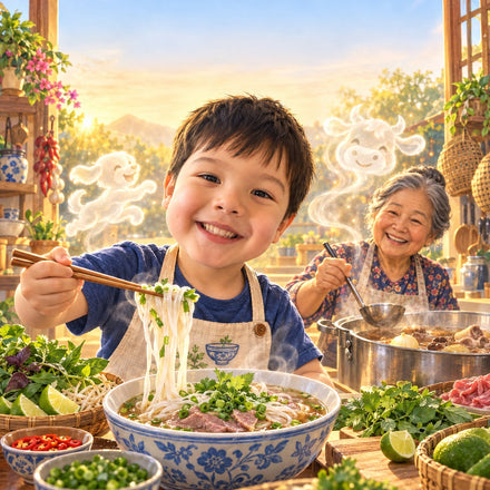 Couverture du livre : Le phở de Bà